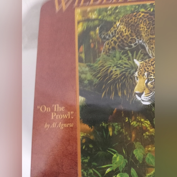 Al Agnew ON THE PROWL Puzzle Wildlife Exotic Series Tin 1000 PCS 19x26" - Picture 7 of 7